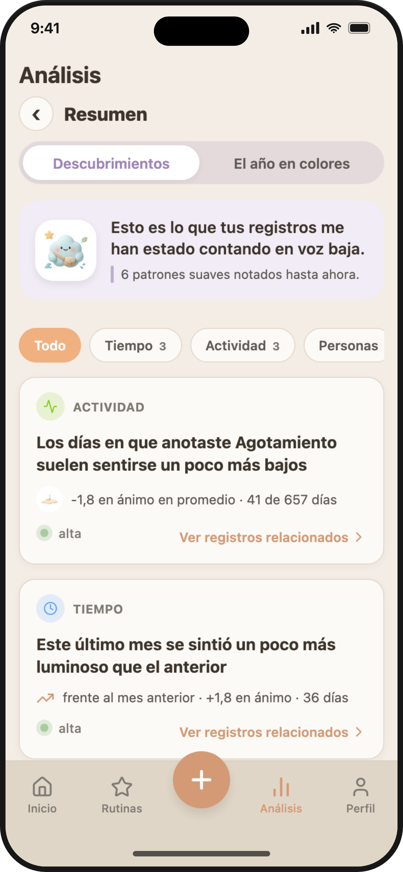 ViviDiary recap — gentle patterns noticed in your records